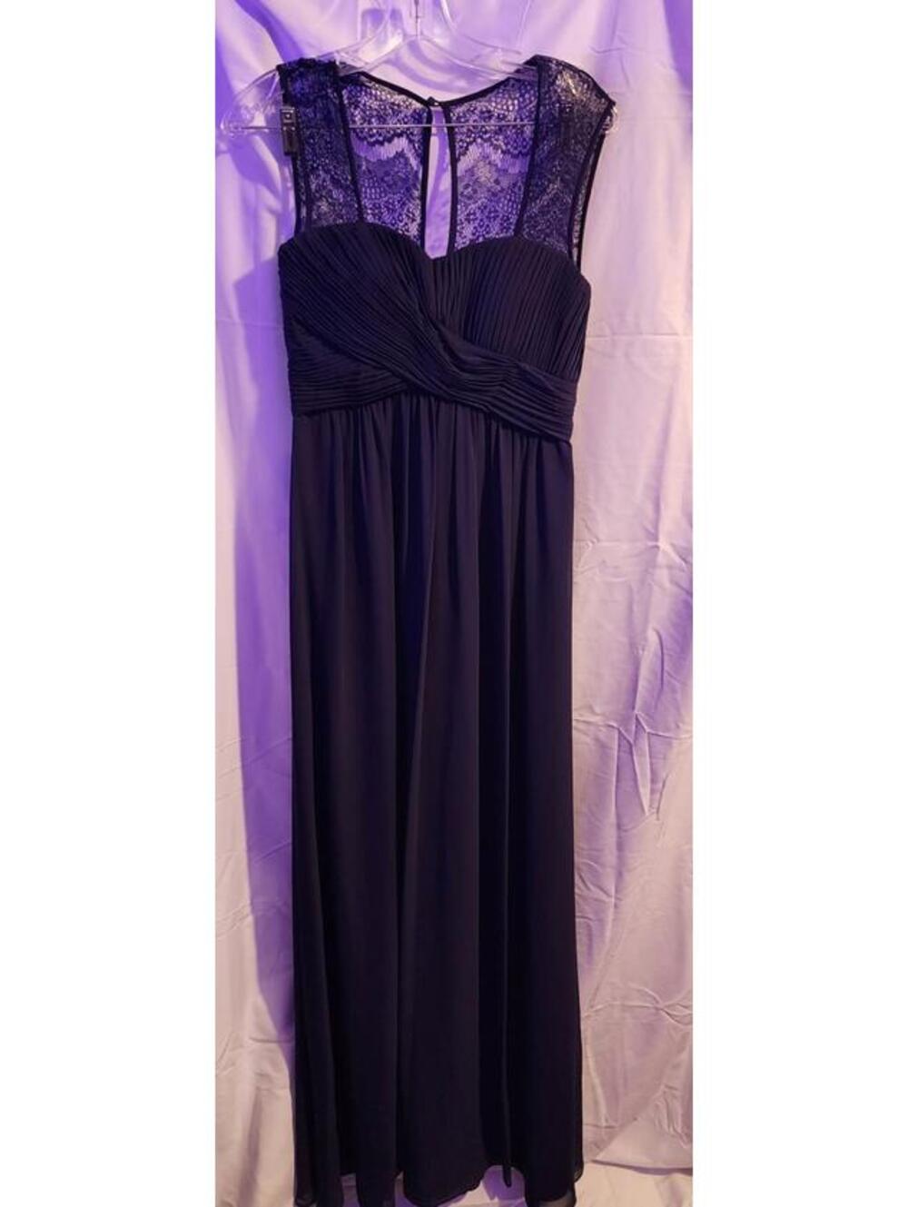 Stunning Navy Calvin Klein Womens Formal Navy Dress. Long SIZE 2